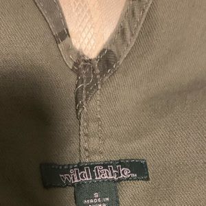 juniors Army skirt overall